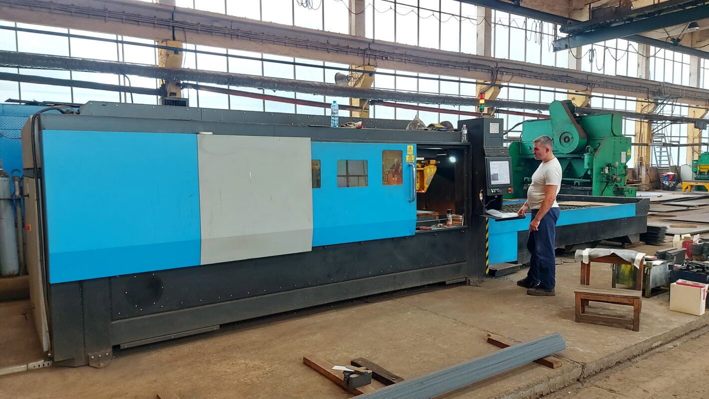 Navicut laser cutting machine in Transvagon AD, Burgas